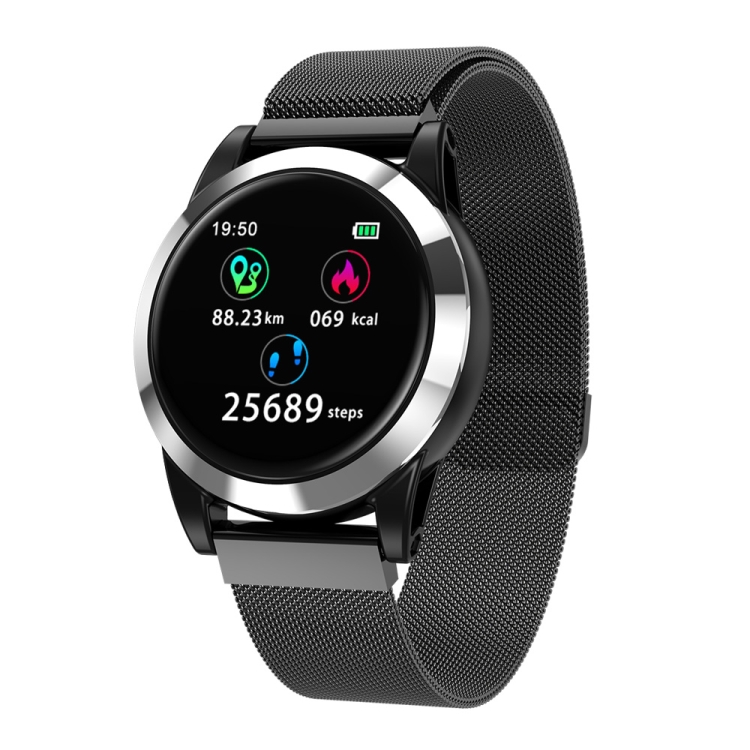 

R15 1.3 inch IPS Color Screen Smartwatch IP67 Waterproof,Milan Watchband, Support Call Reminder /Heart Rate Monitoring /Blood Pressure Monitoring /Blood Oxygen Monitoring /Sleep Monitoring(Silver)