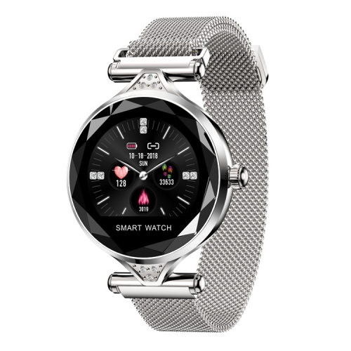 

H1 1.04 inch IPS Color Screen Women Smartwatch IP67 Waterproof, Support Call Reminder /Heart Rate Monitoring /Blood Pressure Monitoring/Sedentary Reminder /Sleep Monitoring (Silver Grey)
