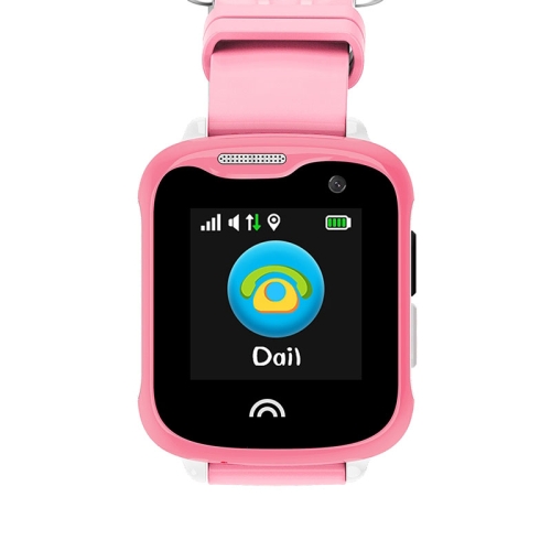 

D7 1.33 inch IPS Color Screen Smartwatch for Children IP68 Waterproof, Support GPS + LBS + WiFi Positioning / Two-way Dialing / One-key First-aid / Voice Monitoring / Safety Fence(Pink)