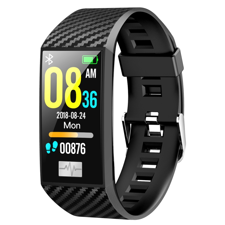 

DT58 1.14 inch TFT/IPS Color Screen Smart Bracelet IP68 Waterproof, Support Heart Rate Monitoring /Sleep Monitoring/ ECG Dectection/ Blood Pressure Monitoring (Black)