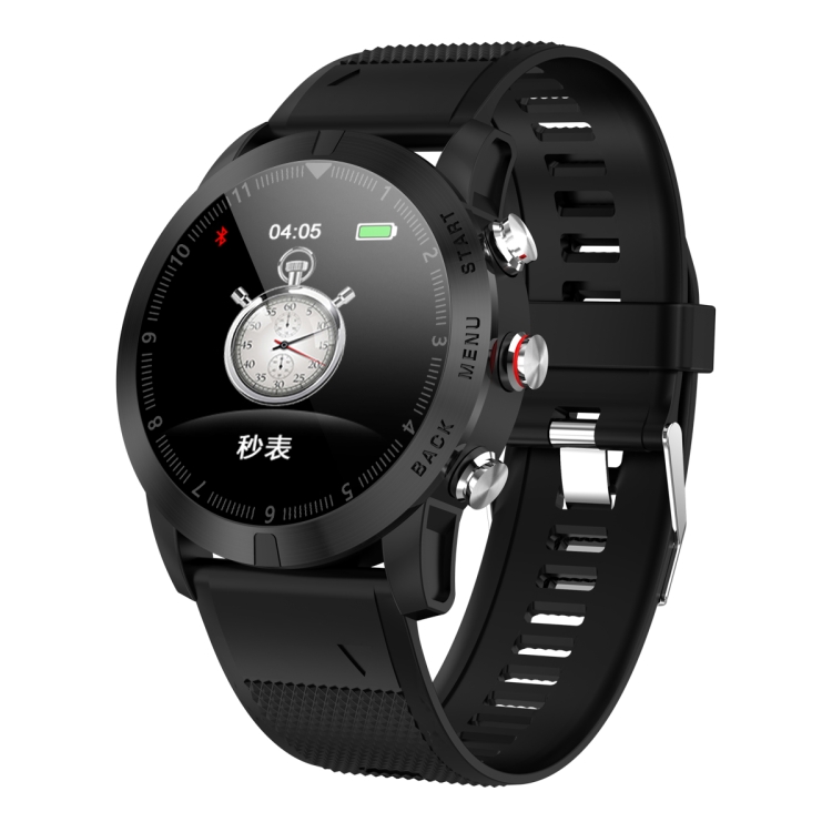 

DTNO.1 S10 1.3 inches TFT Color Screen Smart Bracelet IP68 Waterproof, Silicone Watchband, Support Call Reminder /Heart Rate Monitoring /Sleep Monitoring /Multi-sport Mode (Black)