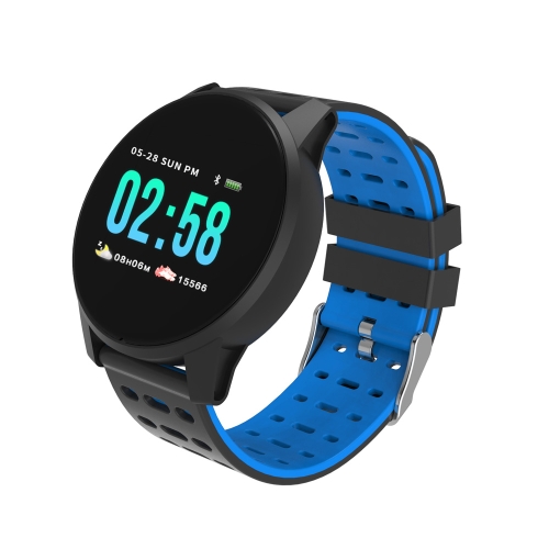 

KY108 1.3 inches 240x240 Resolution Smart Bracelet IP67 Waterproof, Support Call Reminder /Heart Rate Monitoring /Sleep Monitoring /Blood Pressure Monitoring /Blood Oxygen Monitoring (Blue)