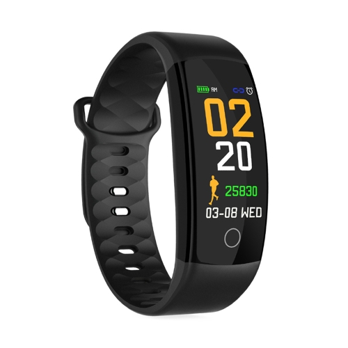 

QS01 0.96 inches TFT Color Screen Smart Bracelet IP67 Waterproof, Support Call Reminder /Heart Rate Monitoring /Sleep Monitoring /Blood Pressure Monitoring /Sedentary Reminder (Black)