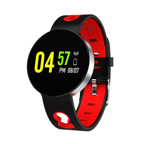 

Z8 0.96 inches TFT Color Screen Smart Bracelet IP67 Waterproof, Silicone Watchband, Support Call Reminder /Heart Rate Monitoring /Sleep Monitoring /Sedentary Reminder /Blood Pressure Monitoring(Black Red)