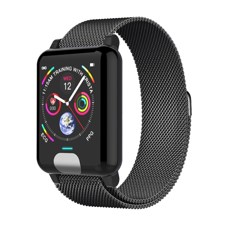 

E04 1.3 inches IPS Color Screen Smart Watch IP67 Waterproof, Metal Watchband, Support Call Reminder / Heart Rate Monitoring / Blood Pressure Monitoring / Remote Care / Multiple Sport Modes (Black)