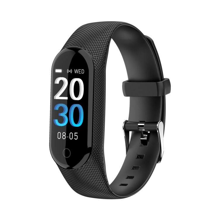 

IK08 Black Frame 0.96 inch IPS Screen Waterproof Smart Watch Smart Bracelet, Support Bluetooth V4.0 / Call Reminder / Heart Rate Monitoring / Blood Pressure Monitoring / Remote Camera(Black)