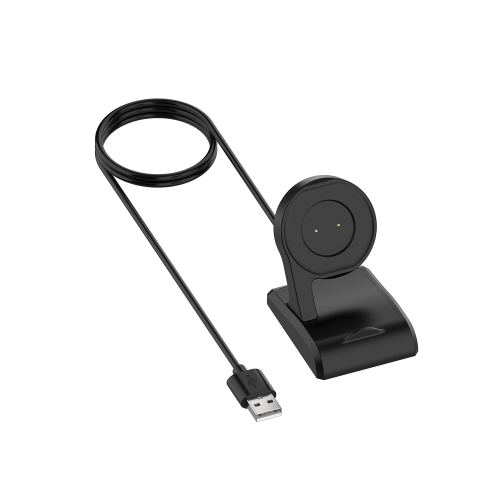 

For Amazfit A1918 Portable Smart Watch Cradle Plastic Vertical Seat Charger USB Charging Cable, Lenght: 1m