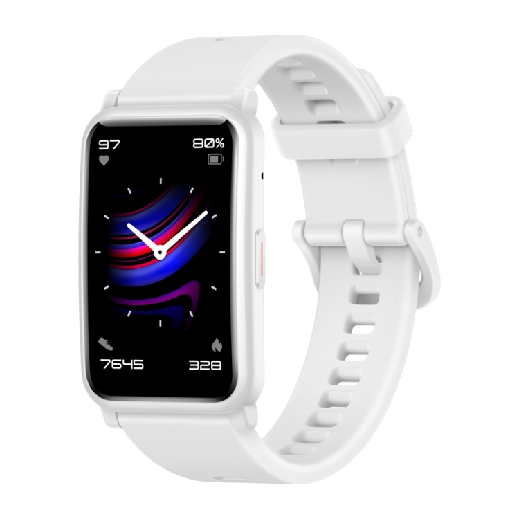 

HUAWEI Honor ES Fitness Tracker Smart Watch, 1.64 inch Screen, Support Exercise Recording, Heart Rate / Sleep / Blood Oxygen Monitoring, Female Physiological Cycle Recording(White)
