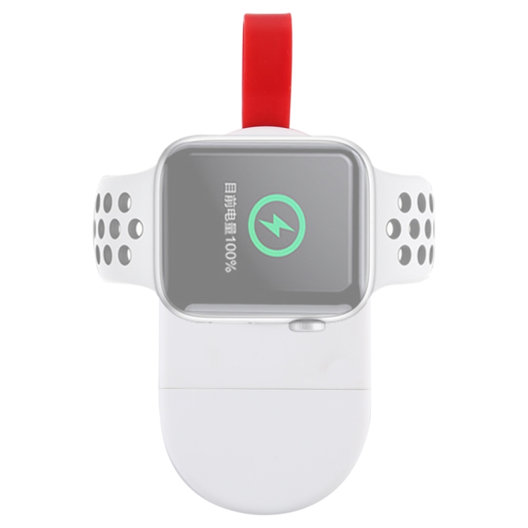 

Universal Portable Magnetic Wireless Charger for Apple Watch Series 5 & 4 & 3 & 2 & 1 (White)