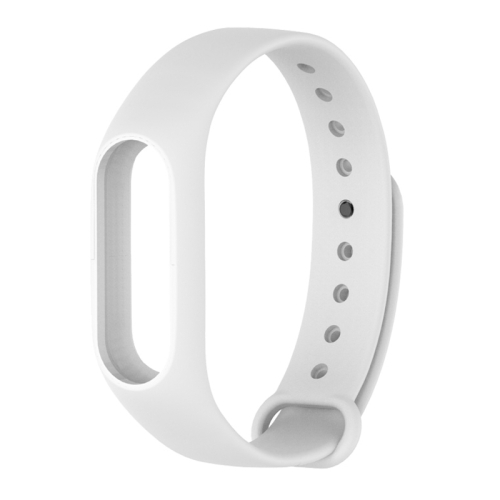

For Xiaomi Mi Band 2 (CA0600B) Colorful Replacement Wristbands Bracelet, Host not Included(White)
