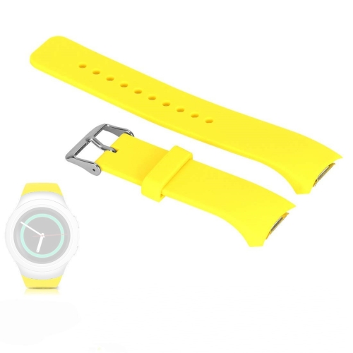 

Solid Color Wrist Strap Watch Band for Galaxy Gear S2 R720 (Yellow)