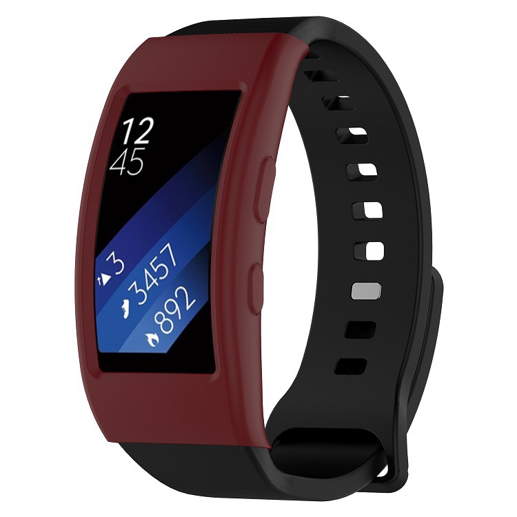 

Intelligent Wearable Device, Galaxy Gear Fit2 / Fit2 Pro R360 Watch Protective Case(Dark Red)
