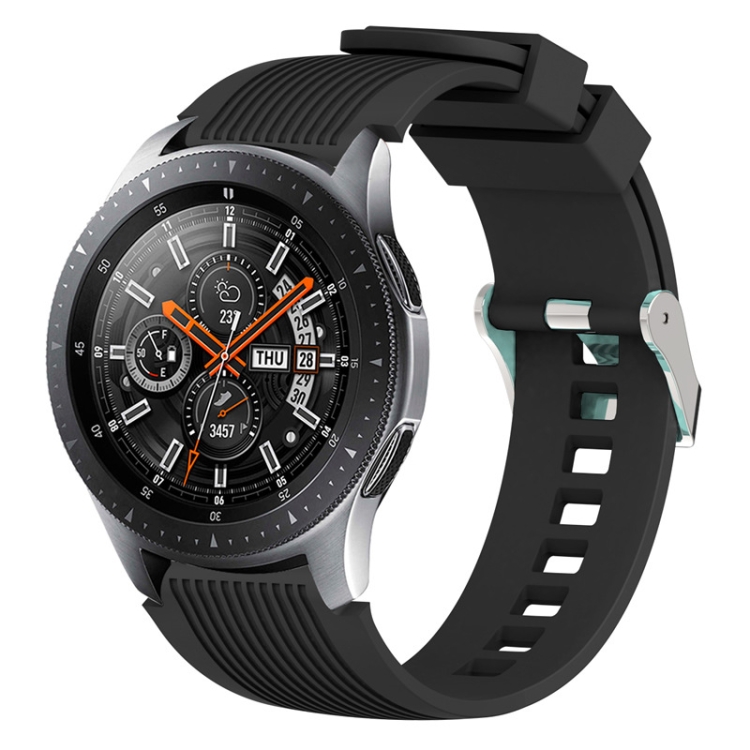 

Vertical Grain Wrist Strap Watch Band for Galaxy Watch 46mm(Black)