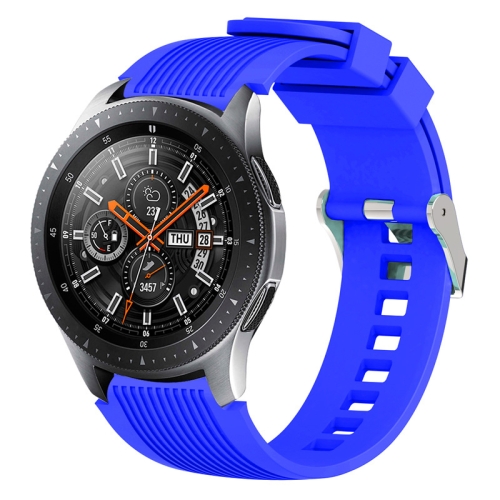 

Vertical Grain Wrist Strap Watch Band for Galaxy Watch 46mm(Sapphire Blue)