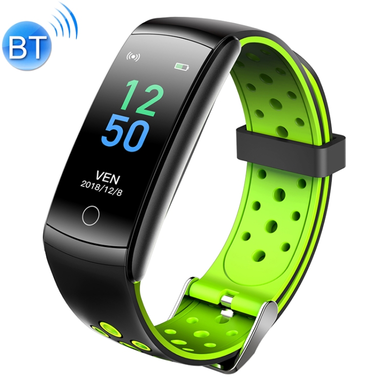 

Q8L 0.96 inch Full Circle Full Touch Steel Strap Smart Sport Watch IP6 Waterproof, Support Real-time Heart Rate Monitoring / Sleep Monitoring / Bluetooth (Green)