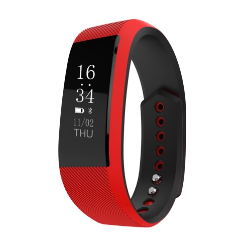 

W808S Touch Screen Bluetooth Smart Bracelet, Support Heart Rate Monitor / Pedometer / Calls Remind / Sleep Monitor / Message Remind / Sedentary Remind / Alarm, Compatible with Android and iOS Phones(Red)