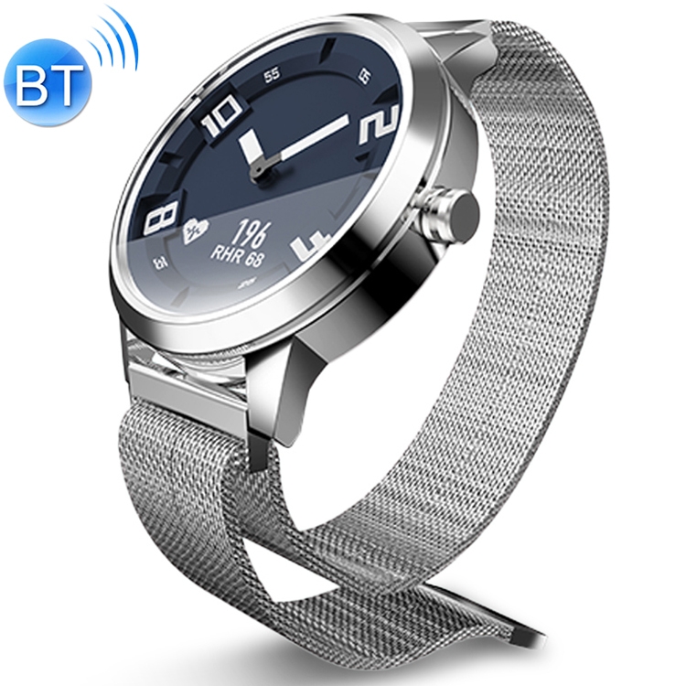 

Lenovo Watch X 316L Stainless Steel Waterproof Bluetooth 5.0 Smart Watch with Milanese Strap, Support Heart Rate Sensor / Sleep Monitor / Gesture Photo (Silver)