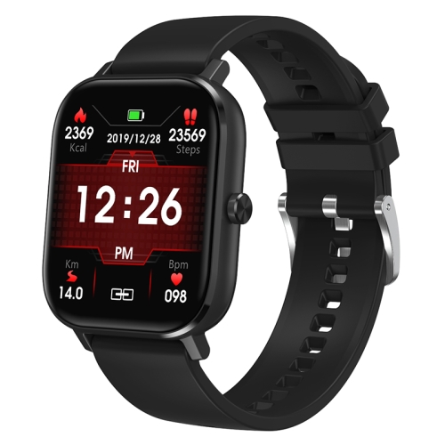 

DT35 1.54 inch LCD Screen Silicone Strap Smart Watch, Support Bluetooth Call / Heart Rate Monitor / Sleep Monitor / Blood Pressure Monitoring / Pedometer (Black)