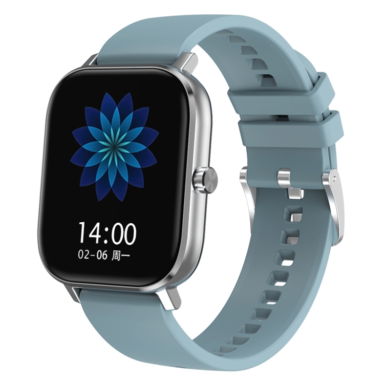 

DT35 1.54 inch LCD Screen Silicone Strap Smart Watch, Support Bluetooth Call / Heart Rate Monitor / Sleep Monitor / Blood Pressure Monitoring / Pedometer(Silver Blue)