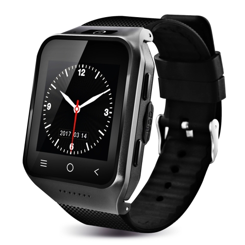 

S8 Plus 1.54 inch Touch Screen Bluetooth 4.0 Android 5.1 OS MTK6580 Quad Core 1.3GHz Waterproof Smart Bracelet Watch Phone with 2MP Front Camera & SIM Card Slot, Support GPS, WiFi, Bluetooth, RAM: 1GB, ROM: 16GB, Network: 3G/2G(Black)