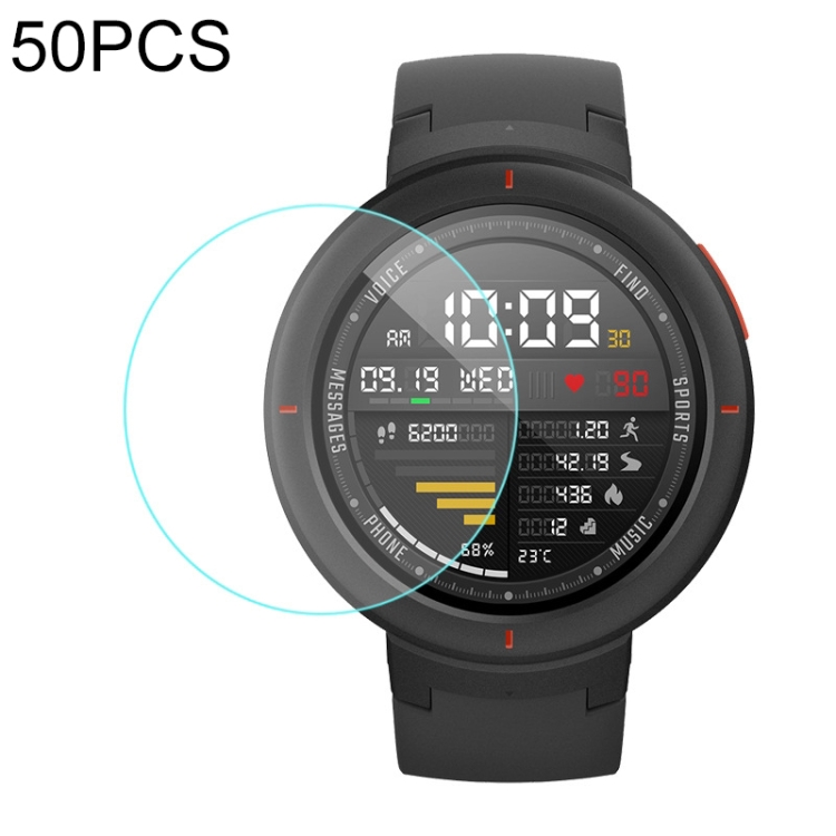 

50 PCS For Amazfit Verge 0.26mm 2.5D Tempered Glass Film