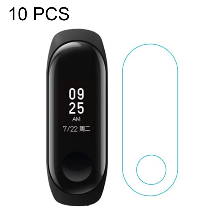 

10 PCS Clear Screen Protector Protective Film Guard for Xiaomi Mi Band 3