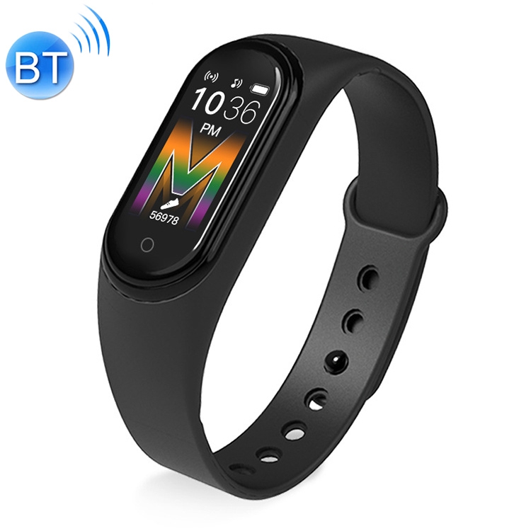 

Mi5 0.96 inch Color Screen Smart Bracelet, Support Call Reminder /Heart Rate Monitoring/Sleep Monitoring/Blood Pressure Monitoring (Black)