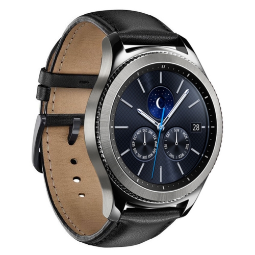 

Classical Genuine Leather Watchband For Samsung Gear S3