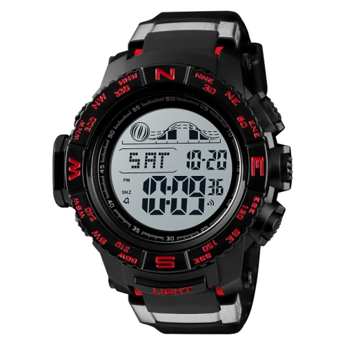 

SKMEI 1380 Men Fashionable Outdoor 50m Waterproof Digital Watch Large Dial Sports Wrist Watch(Red)