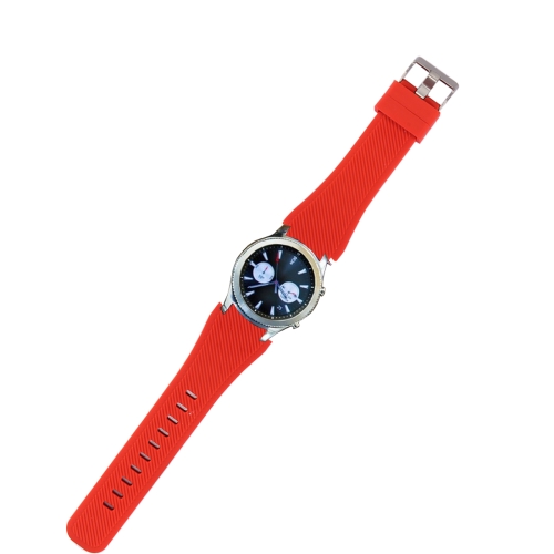 

For Samsung Gear S3 Classic Smart Watch Silicone Watchband, Length: about 22.4cm(Red)