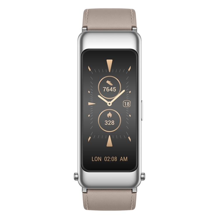 

Original Huawei Honor Band B6 1.53 inch AMOLED Screen IP57 Waterproof Smart Bluetooth Earphone Wristband Bracelet, Fashion Version, Support Heart Rate Monitor / Information Reminder / Sleep Monitor(Taupe)