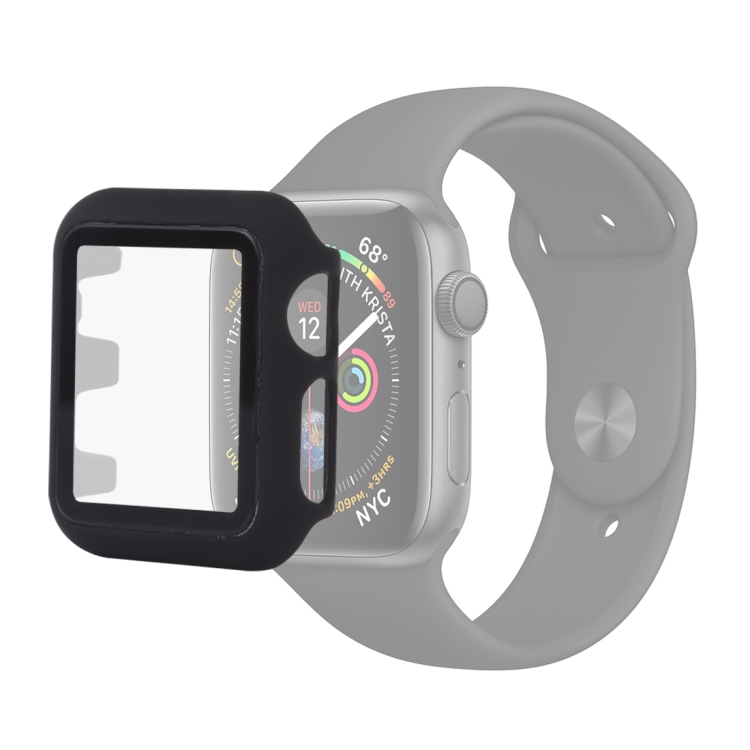 

PC + Glass Protective Case for Apple Watch Series 5 & 4 44mm(Black)