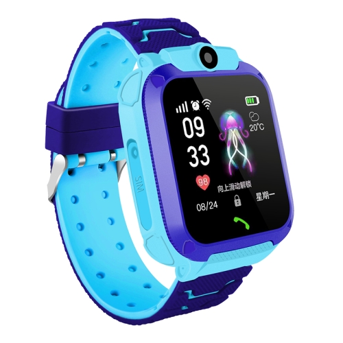 

Q12 1.44 inch Color Screen Smartwatch for Children IP67 Waterproof, Support LBS Positioning / Two-way Dialing / One-key First-aid / Voice Monitoring / Setracker APP(Blue)
