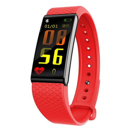 

F7 0.96 inch TFT OLED Screen Smart Bluetooth Bracelet, Support Sedentary Reminder / Heart Rate Monitoring /Sleep Monitoring (Red)