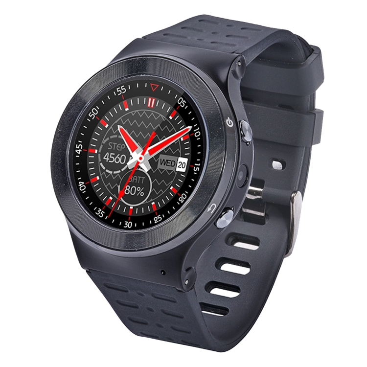 

ZGPAX S99 1.33 inch Touch Screen 3G Calling WiFi Bluetooth Android Smart Watch, Android 5.1, Quad-Core 1.3GHz, ROM: 8GB, 5MP Camera, Support GPS, SMS, MMS, Clock, Calendar, Video Recording, Music Play(Black)