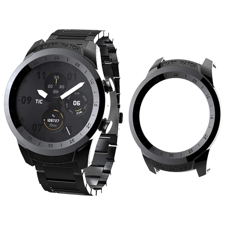 

For Tic Watch Pro Plating PC Protective Case (Black)
