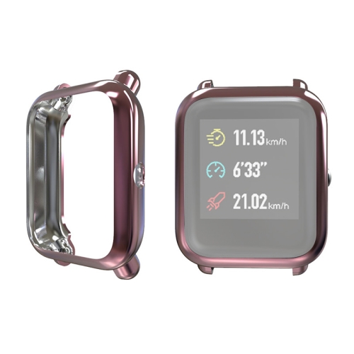 Sunsky Electroplating Tpu Protective Case For Xiaomi Huami Amazfit Bip Lite Version mm Pink