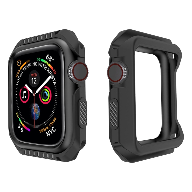 

Smart Watch Shockproof Two Color Protective Case for Apple Watch Series 3 38mm(Black)