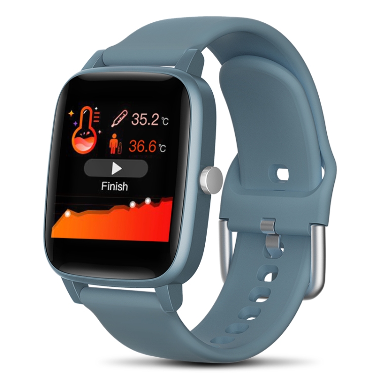 

T98 1.4 inch Color Screen Smart Watch, IP67 Waterproof, Support Body Temperature Measurement / Heart Rate Monitoring / Blood Pressure Monitoring / Sedentary Reminder / Calories(Blue)