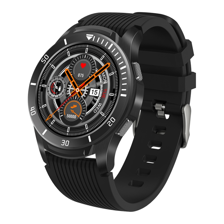 

GT106 1.28 inch Round Touch Always-on Screen Smart Watch, Support Heart Rate Monitoring / Sleep Monitoring / Pedometer / Calories(Black)