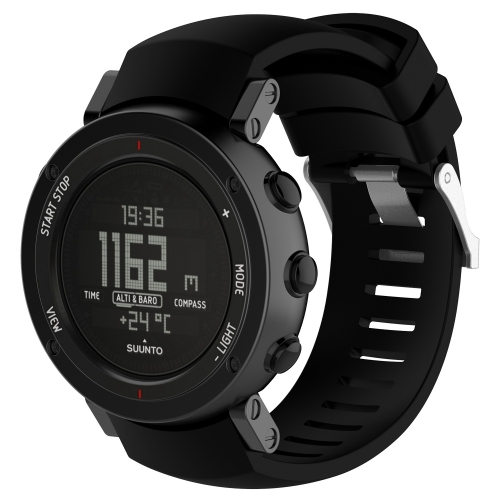 suunto core black silicone strap