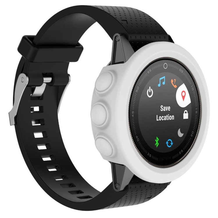 

Solid Color Silicone Watch Protective Case for Garmin 5 / 5S / 5X(White)