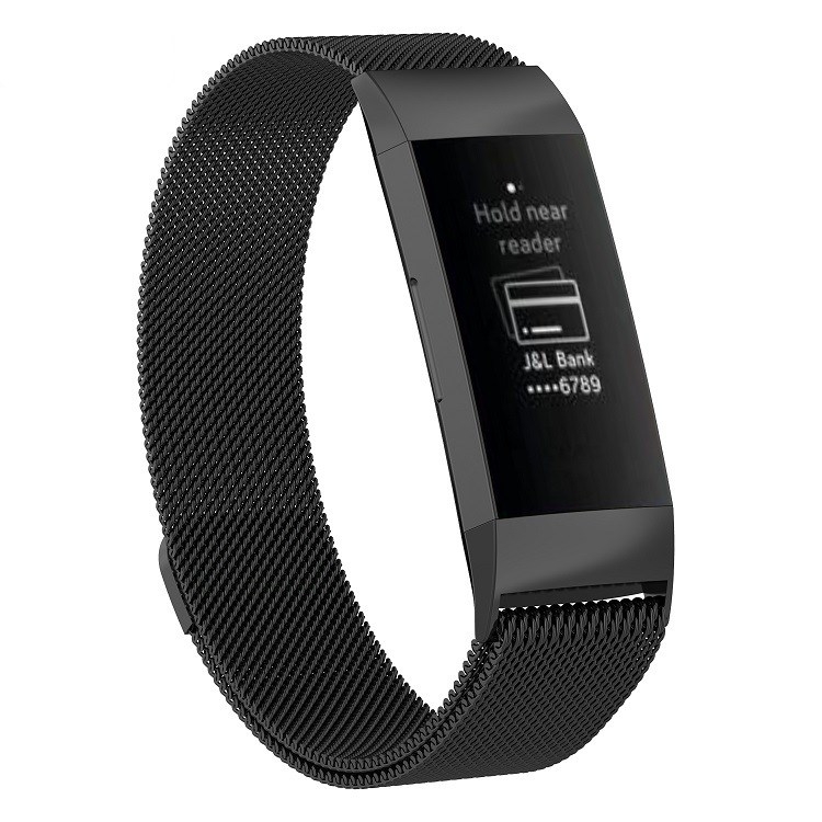 Stainless Steel Magnet Wrist Strap for FITBIT Charge 3, Size:Large, 217x18mm(Black)
Stainless Steel Magnet Wrist Strap for FITBIT Charge 3, Size:Large, 217x18mm(Black)