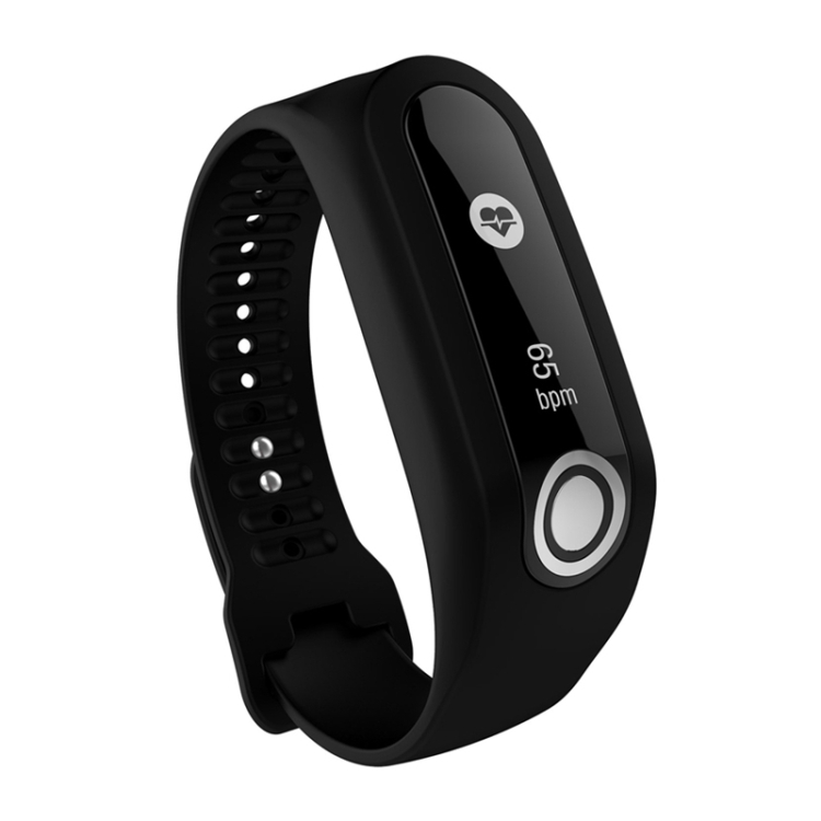

Silicone Sport Wrist Strap for TomTom Touch (Black)