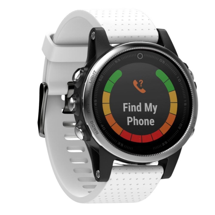 

Fenix 5S Quick Removable Silicone Wrist Strap 20mm (White)