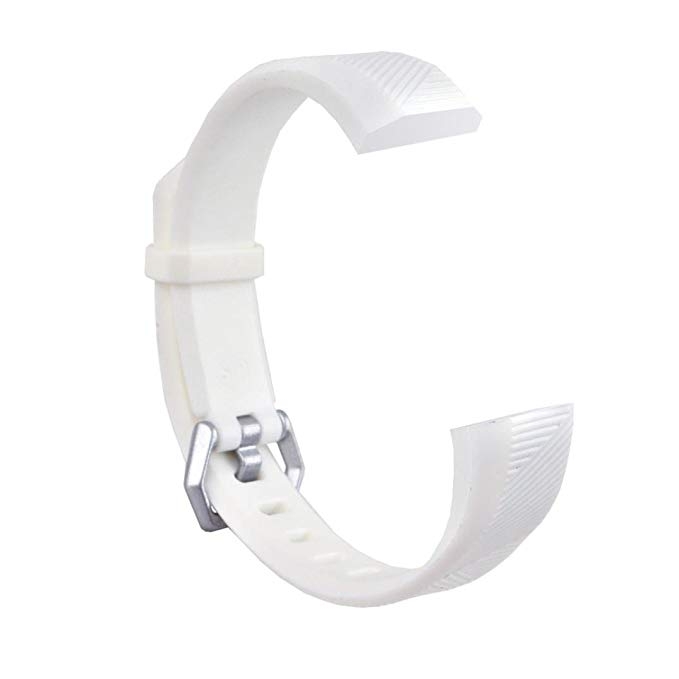 

Children Silicone Twilled Wrist Strap for FITBIT ACE (White)