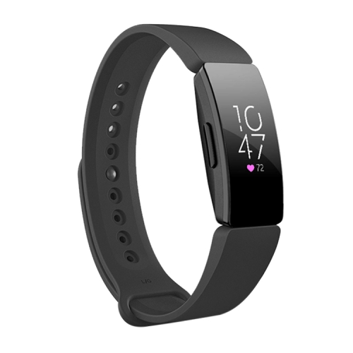 

Smart Watch Snap Fastener Wrist Strap Watchband for Fitbit Inspire HR(Black)