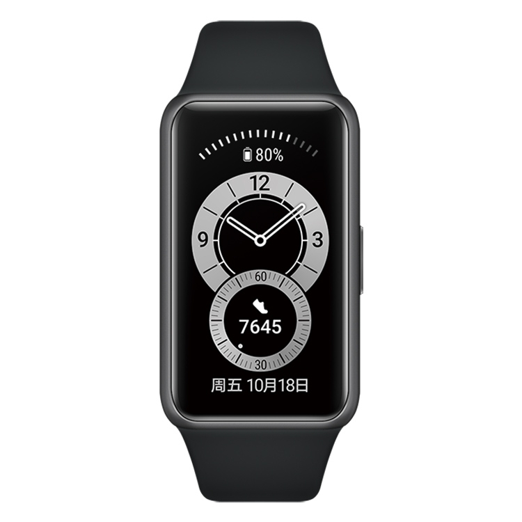 

Original Huawei Band 6 1.47 inch AMOLED Color Screen Smart Wristband Bracelet, Standard Edition, Support Blood Oxygen Heart Rate Monitor / 2 Weeks Long Battery Life / Sleep Monitor / 96 Sports Modes(Black)