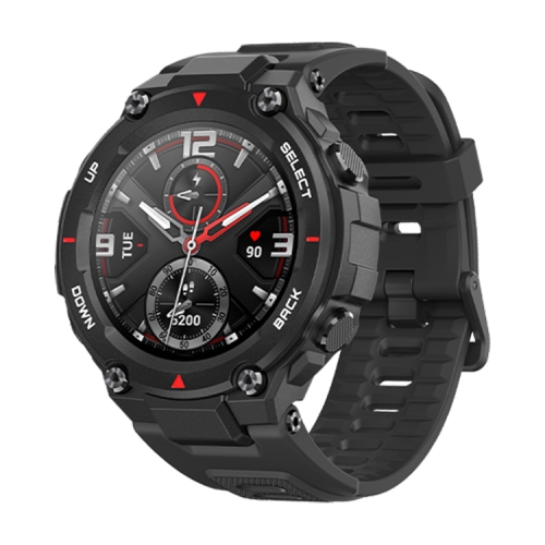 

Original Xiaomi Youpin Amazfit T-Rex 1.3 inch AMOLED Screen Bluetooth 5.0 5ATM Waterproof Smart Watch, Support 14 Sport Modes / Heart Rate Monitoring / Sleep Monitoring / GPS Positioning(Black)