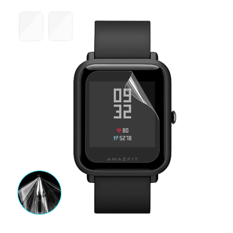 

2 PCS ENKAY Hat-Prince for Xiaomi Huami AMAZFIT Smart Watch TPU Screen Protector